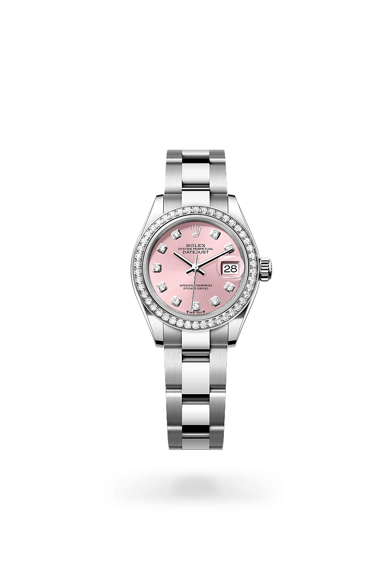 rolex Lady-Datejust in White Rolesor - combination of Oystersteel and white gold, M279384RBR-0004 - Montecristo Jewellers