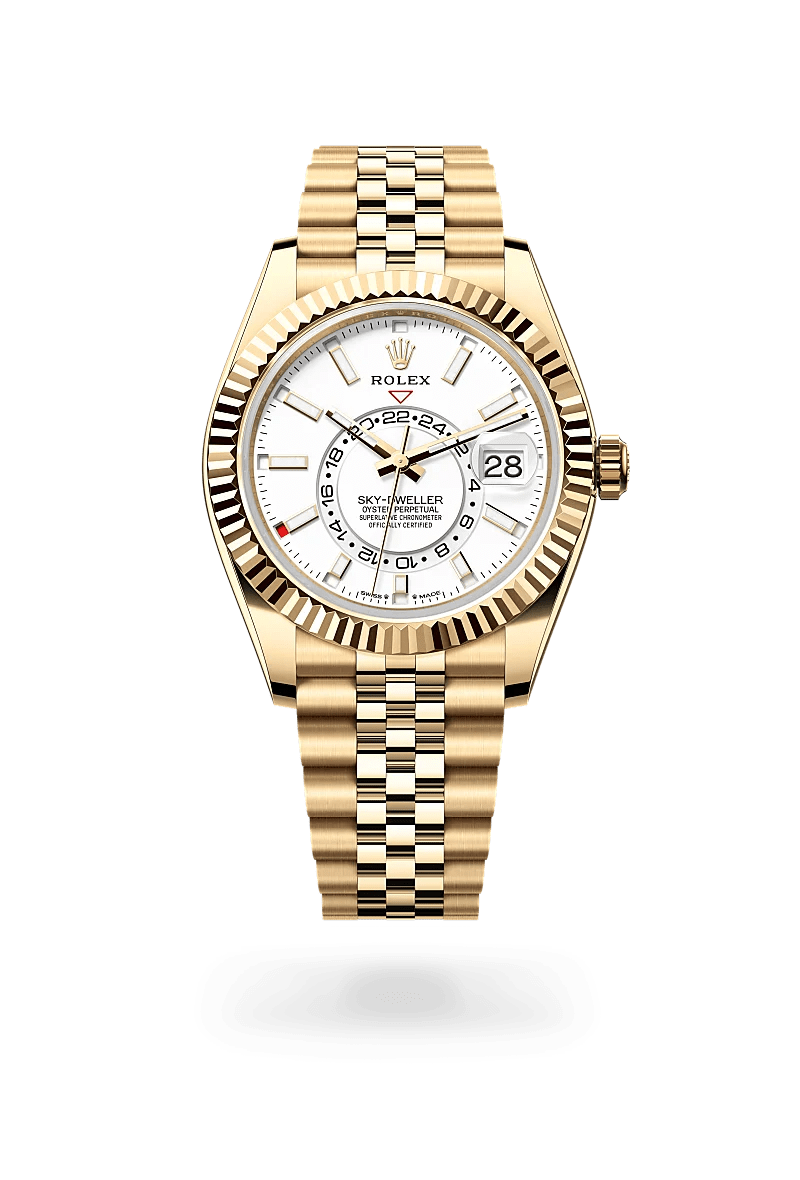 rolex Sky-Dweller in 18 ct yellow gold, M336938-0006 - Montecristo Jewellers