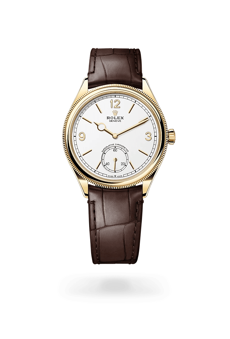 rolex 1908 in 18 ct yellow gold, M52508-0006 - Montecristo Jewellers