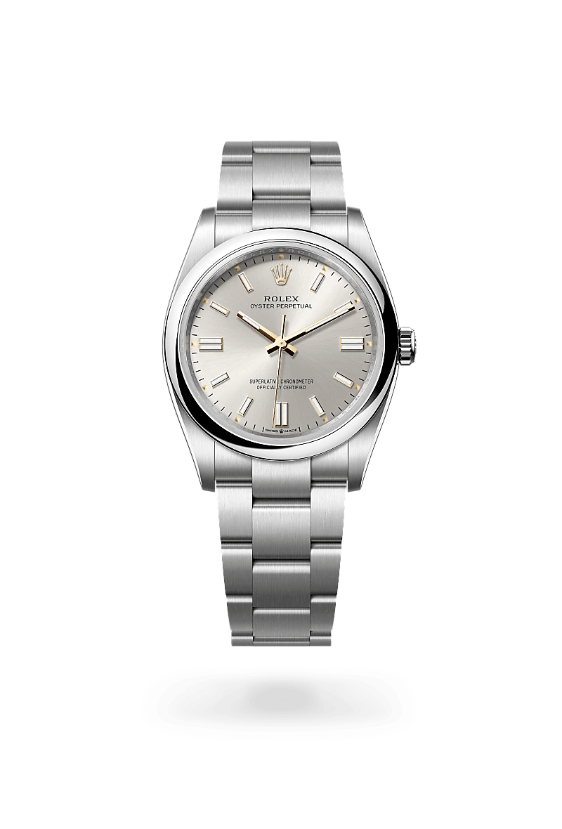 Rolex Oyster Perpetual in Oystersteel M126000-0001- Montecristo Jewellers Rolex Oyster Perpetual in Oystersteel M126000-0001- Montecristo Jewellers