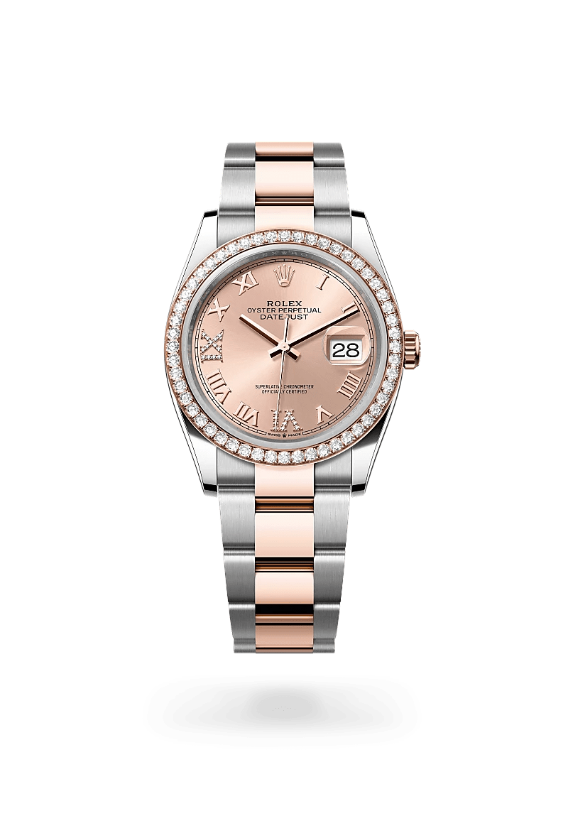 Rolex Datejust in Everose Rolesor - combination of Oystersteel and Everose gold M126281RBR-0016- Montecristo Jewellers Rolex Datejust in Everose Rolesor - combination of Oystersteel and Everose gold M126281RBR-0016- Montecristo Jewellers