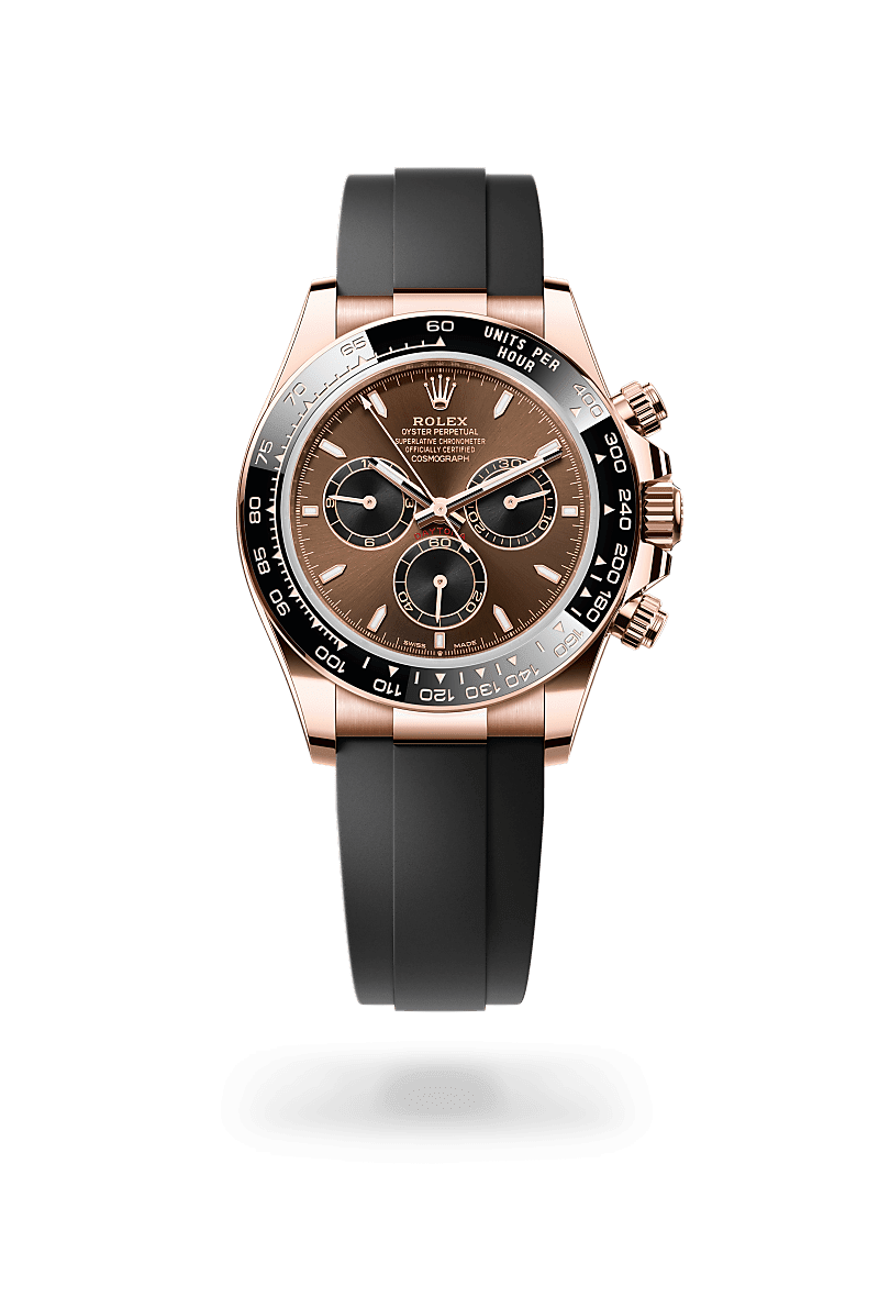 Rolex Cosmograph Daytona in 18 ct Everose gold M126515LN-0010- Montecristo Jewellers