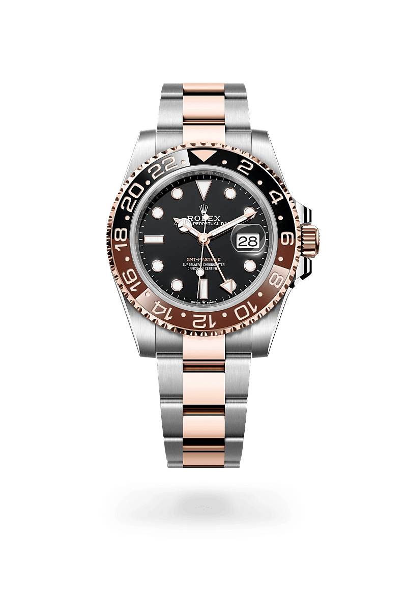 Rolex GMT-Master II in Everose Rolesor - combination of Oystersteel and Everose gold M126711CHNR-0002- Montecristo Jewellers