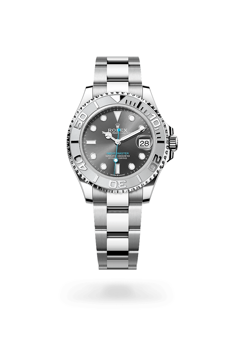 Rolex Yacht-Master in Rolesium - combination of Oystersteel and platinum M268622-0002- Montecristo Jewellers Rolex Yacht-Master in Rolesium - combination of Oystersteel and platinum M268622-0002- Montecristo Jewellers