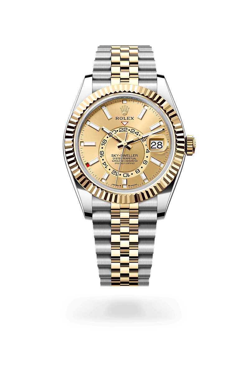 Rolex Sky-Dweller in Yellow Rolesor - combination of Oystersteel and yellow gold M336933-0002- Montecristo Jewellers Rolex Sky-Dweller in Yellow Rolesor - combination of Oystersteel and yellow gold M336933-0002- Montecristo Jewellers