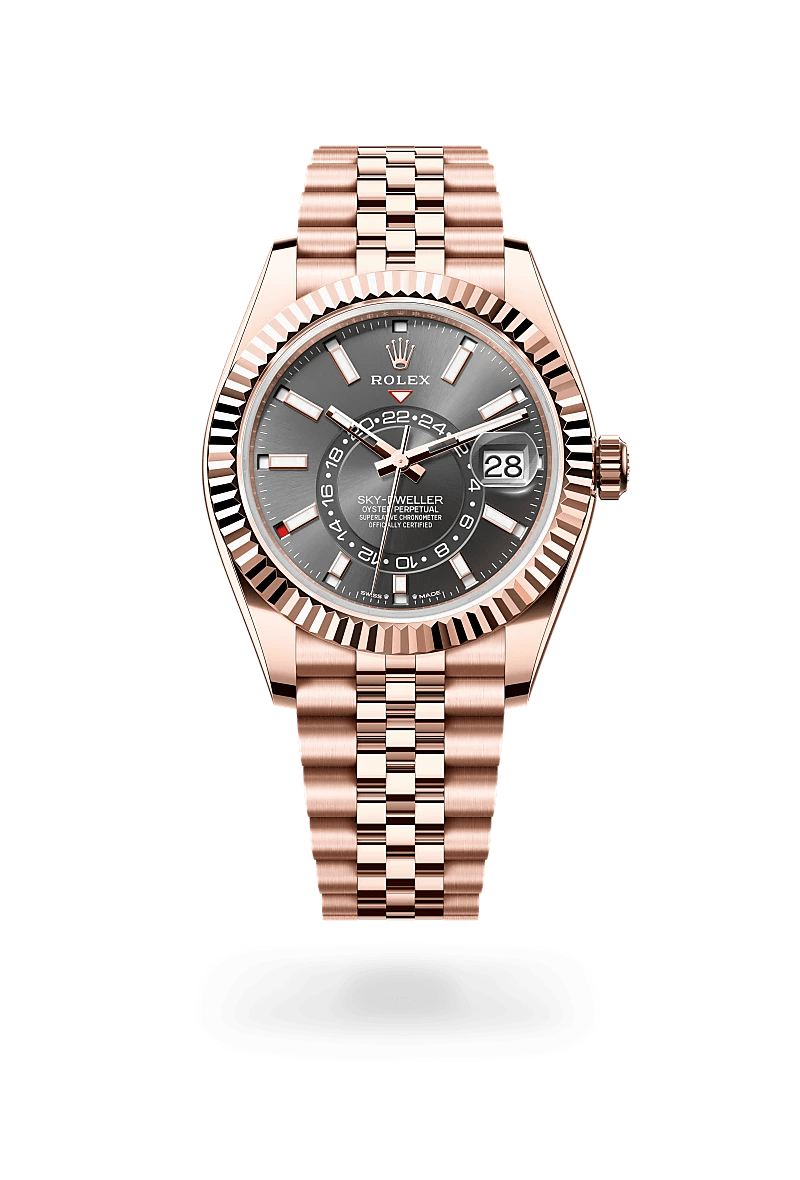 Rolex Sky-Dweller in 18 ct Everose gold M336935-0008- Montecristo Jewellers Rolex Sky-Dweller in 18 ct Everose gold M336935-0008- Montecristo Jewellers