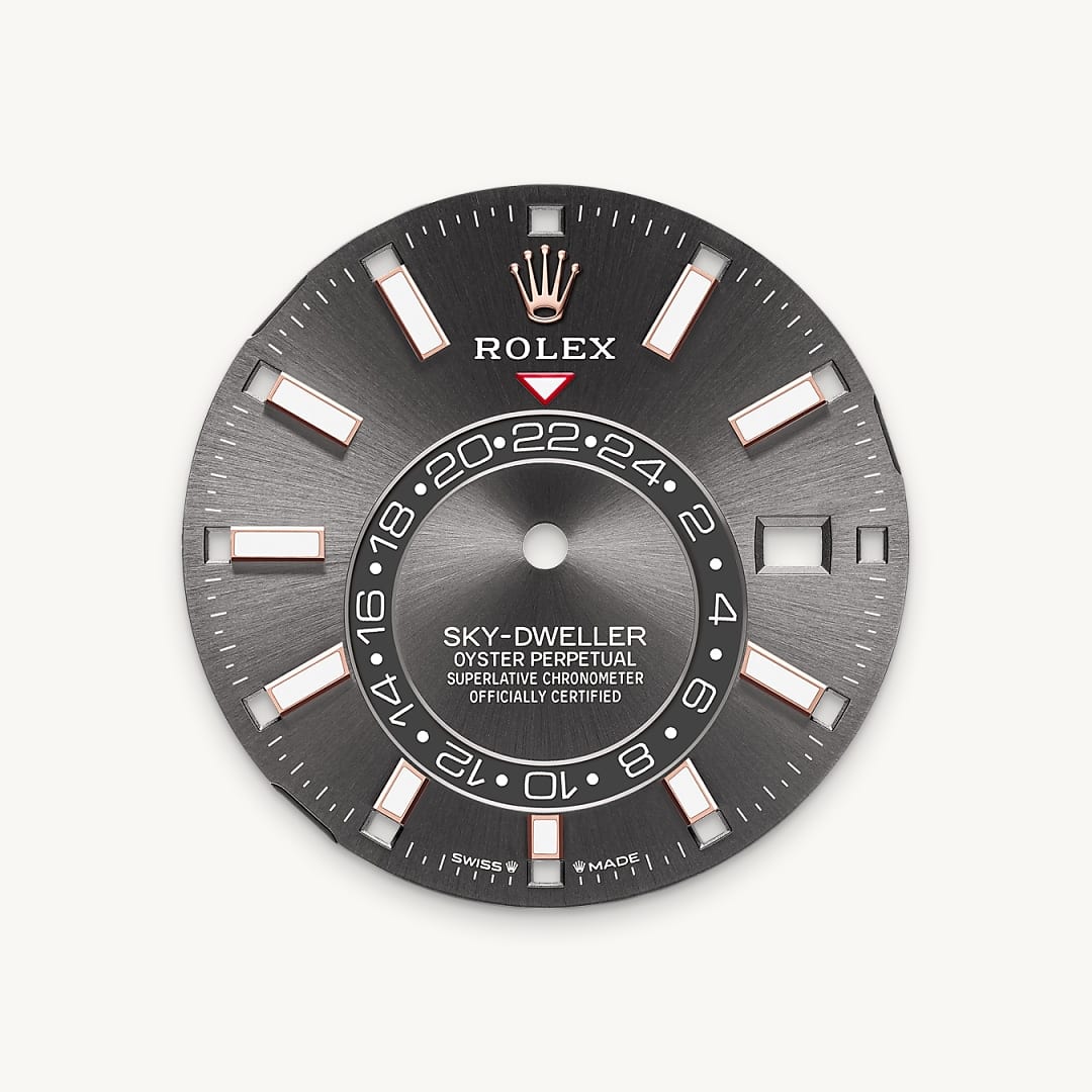 Rolex Sky-Dweller in 18 ct Everose gold M336235-0004- Montecristo Jewellers Rolex Sky-Dweller in 18 ct Everose gold M336235-0004- Montecristo Jewellers