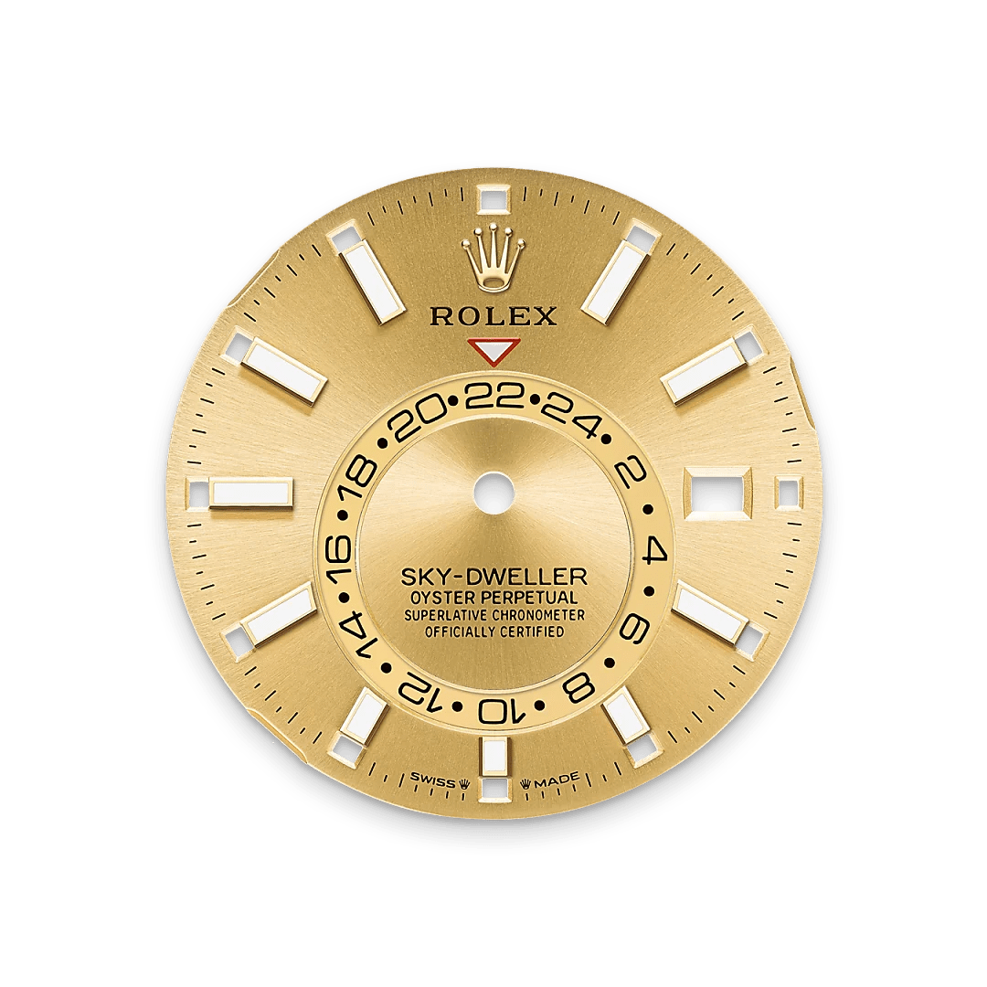 Rolex Sky-Dweller in Yellow Rolesor - combination of Oystersteel and yellow gold M336933-0001- Montecristo Jewellers Rolex Sky-Dweller in Yellow Rolesor - combination of Oystersteel and yellow gold M336933-0001- Montecristo Jewellers