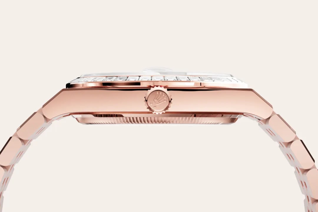 Rolex Land-Dweller in 18 ct Everose gold M127285TBR-0002- Montecristo Jewellers Rolex Land-Dweller in 18 ct Everose gold M127285TBR-0002- Montecristo Jewellers