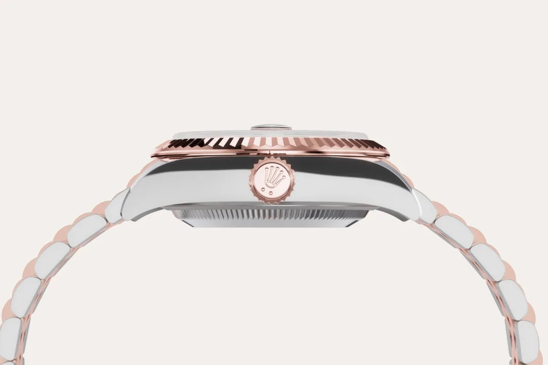 Rolex Lady-Datejust in Everose Rolesor - combination of Oystersteel and Everose gold M279171-0007- Montecristo Jewellers Rolex Lady-Datejust in Everose Rolesor - combination of Oystersteel and Everose gold M279171-0007- Montecristo Jewellers