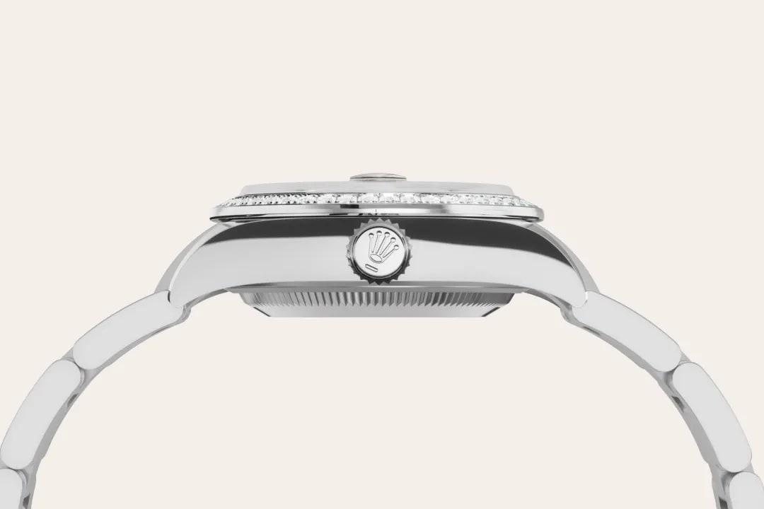 Rolex Lady-Datejust in White Rolesor - combination of Oystersteel and white gold M279384RBR-0004- Montecristo Jewellers Rolex Lady-Datejust in White Rolesor - combination of Oystersteel and white gold M279384RBR-0004- Montecristo Jewellers