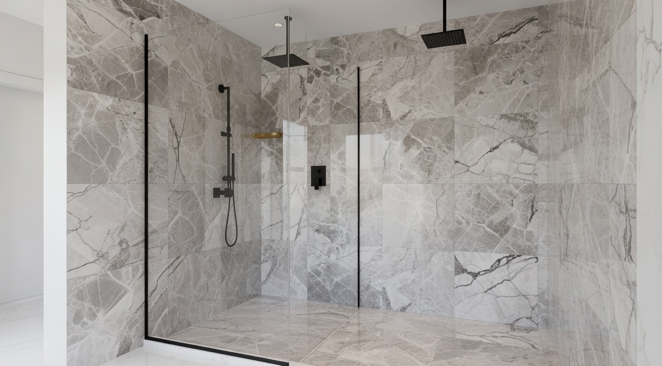 Frameless Glass Shower