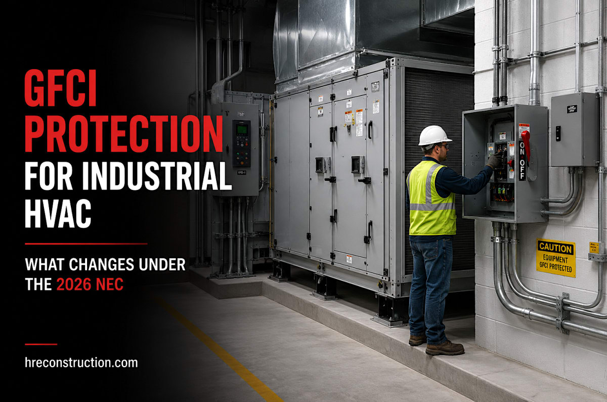 GFCI Protection for Industrial HVAC: What Changes Under the 2026 NEC