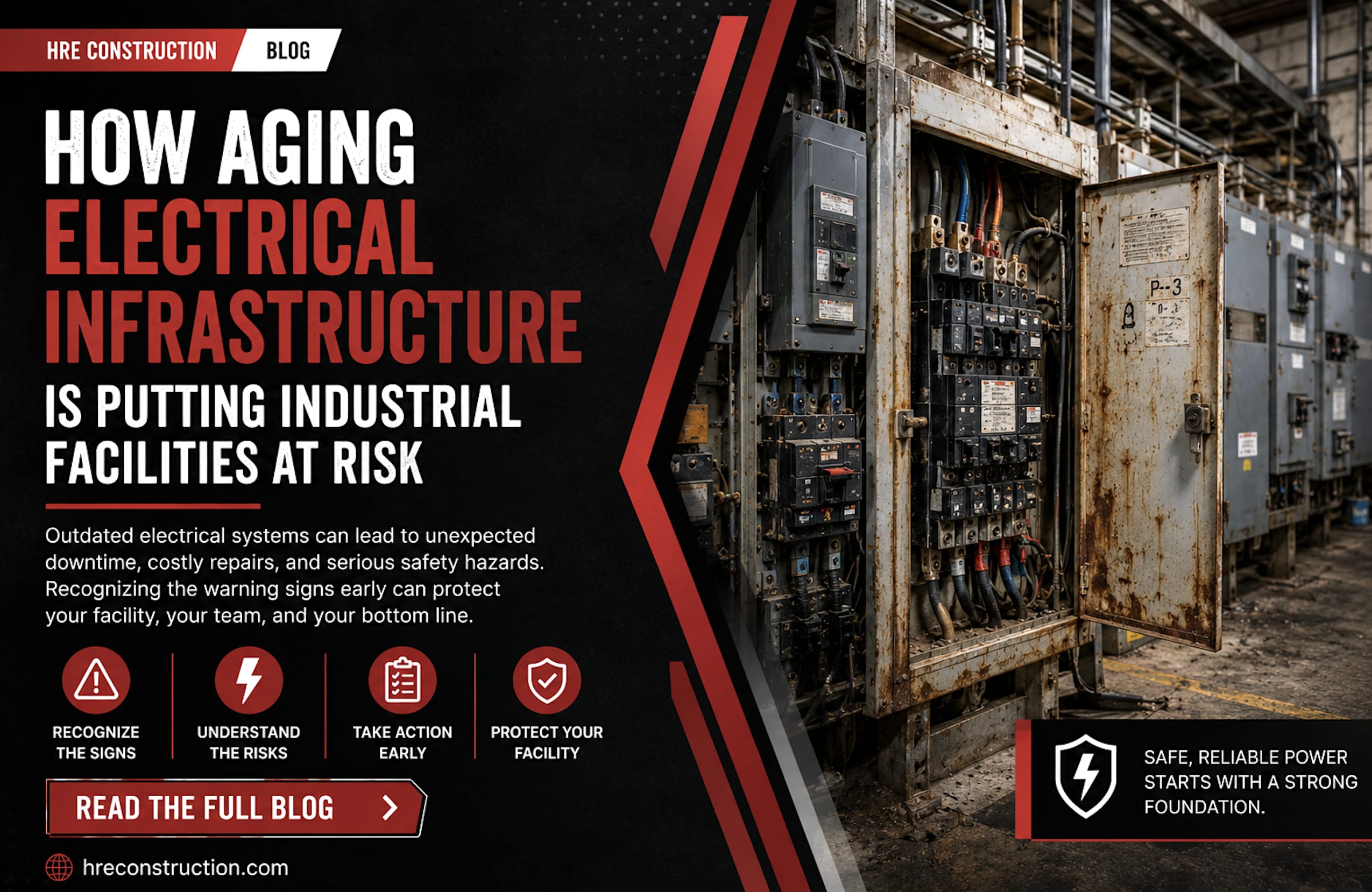 How Aging Electrical Infrastructure Is Putting Industrial Facilities at Risk