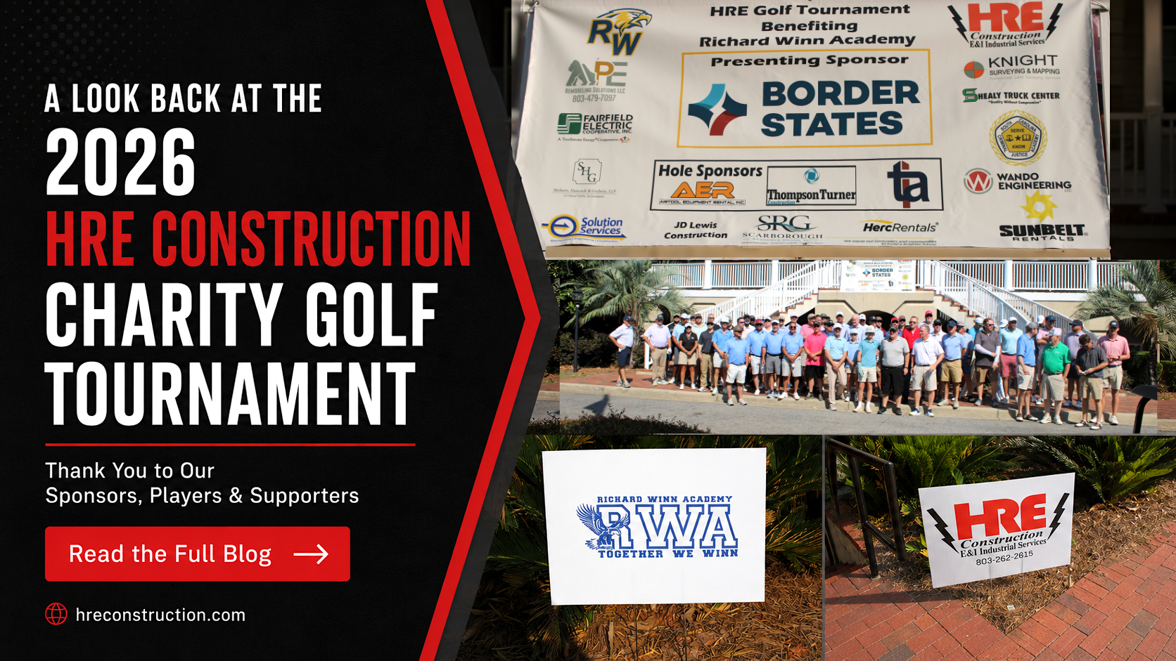 A Look Back at the 2026 HRE Construction Charity Golf Tournament