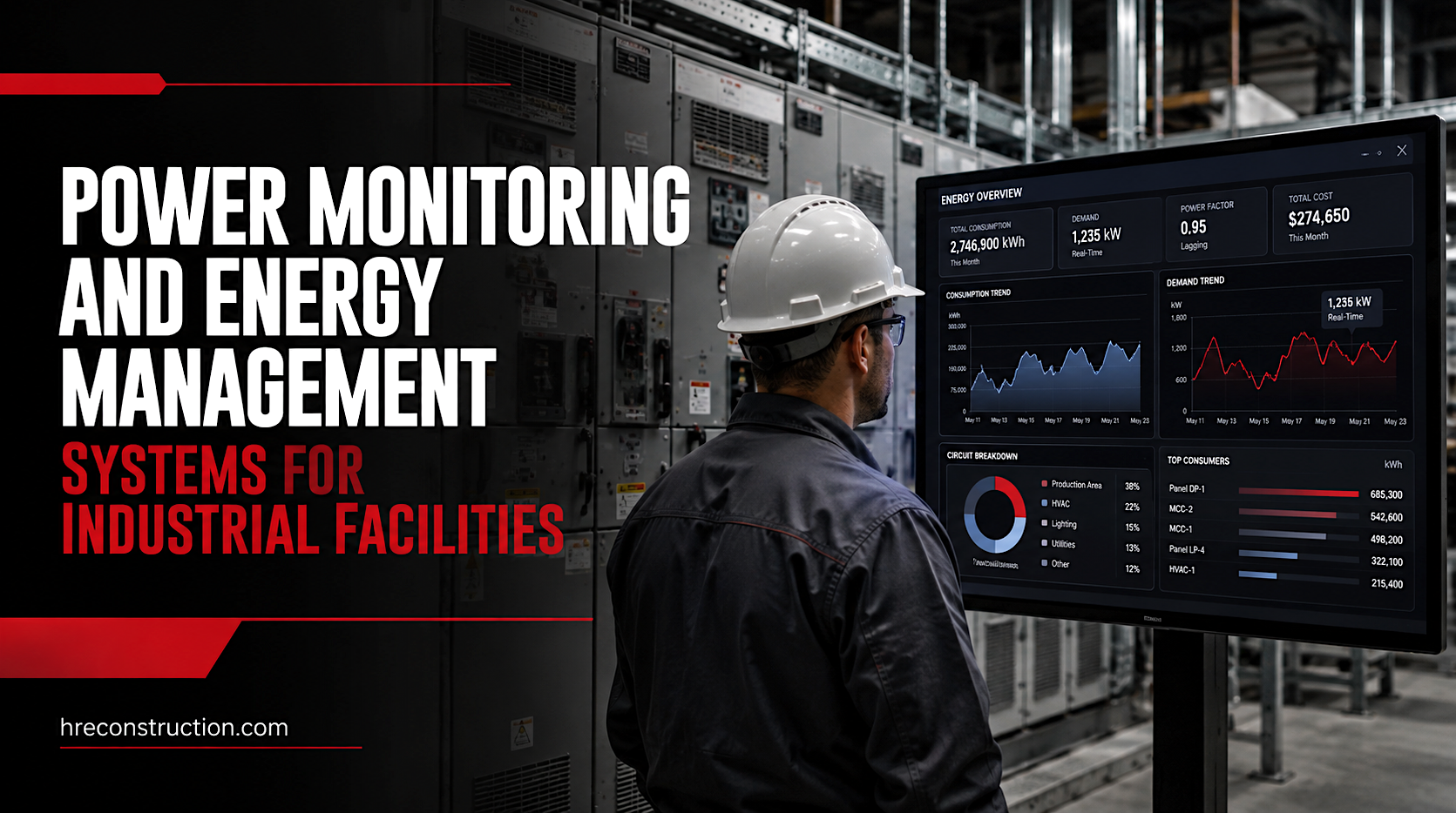 Power Monitoring and Energy Management Systems for Industrial Facilities