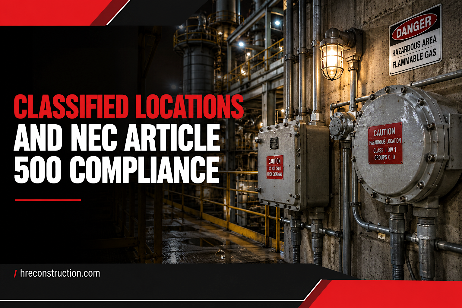 Classified Locations and NEC Article 500 Compliance