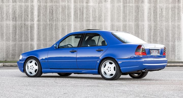 This Lapis Blue Mercedes-Benz C43 AMG is a stone-cold sleeper