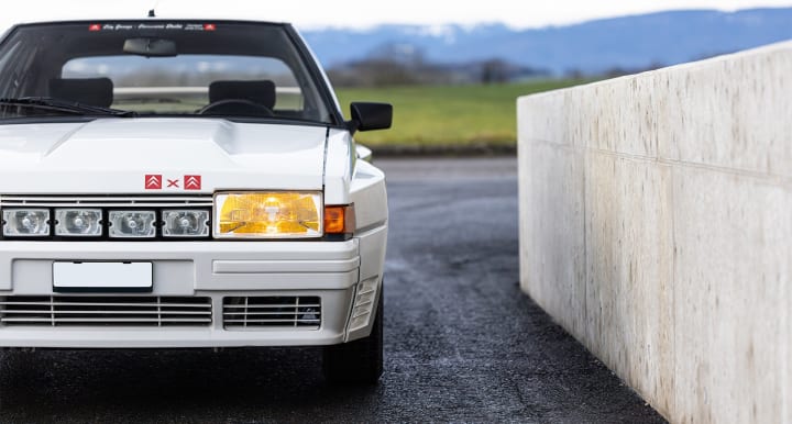 Citroën's forgotten BX 4 TC is now in the Group Bargain section of rally heroes