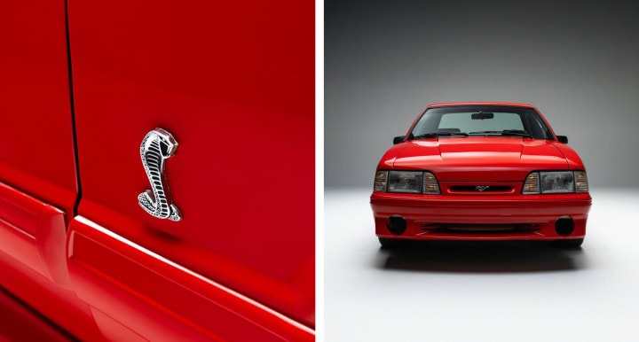 Would you dare drive one of these two snakebit Mustang SVT Cobra Rs?