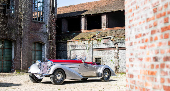 Farm to fable - this Horch 853 Spezialroadster was saved from a life of agriculture