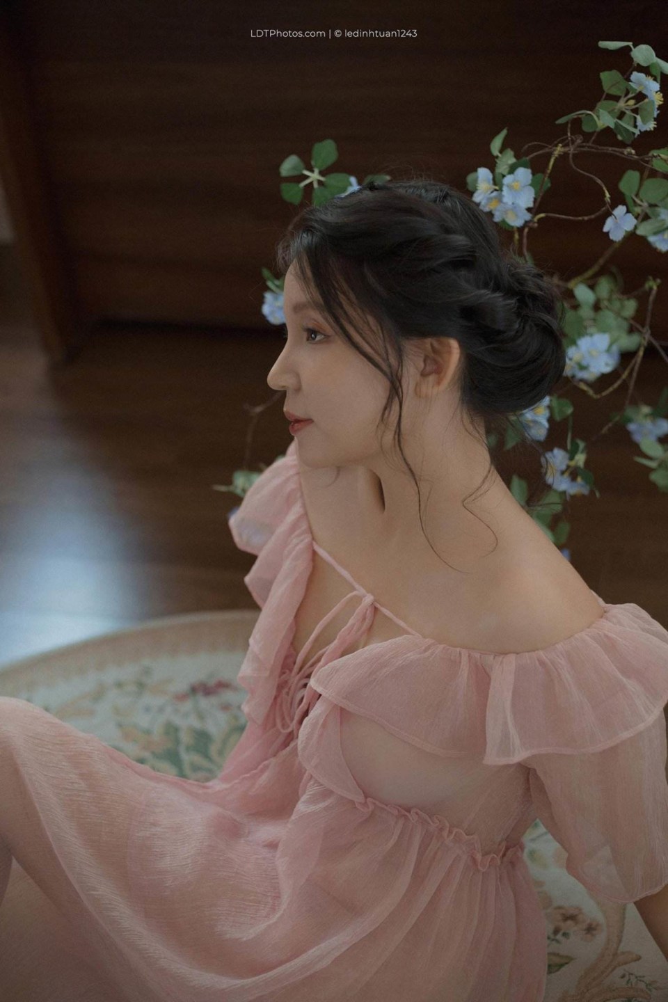 Em và Hoa - mod Mỹ Linh - Nàng thơ, Sexy - LDTPhotos