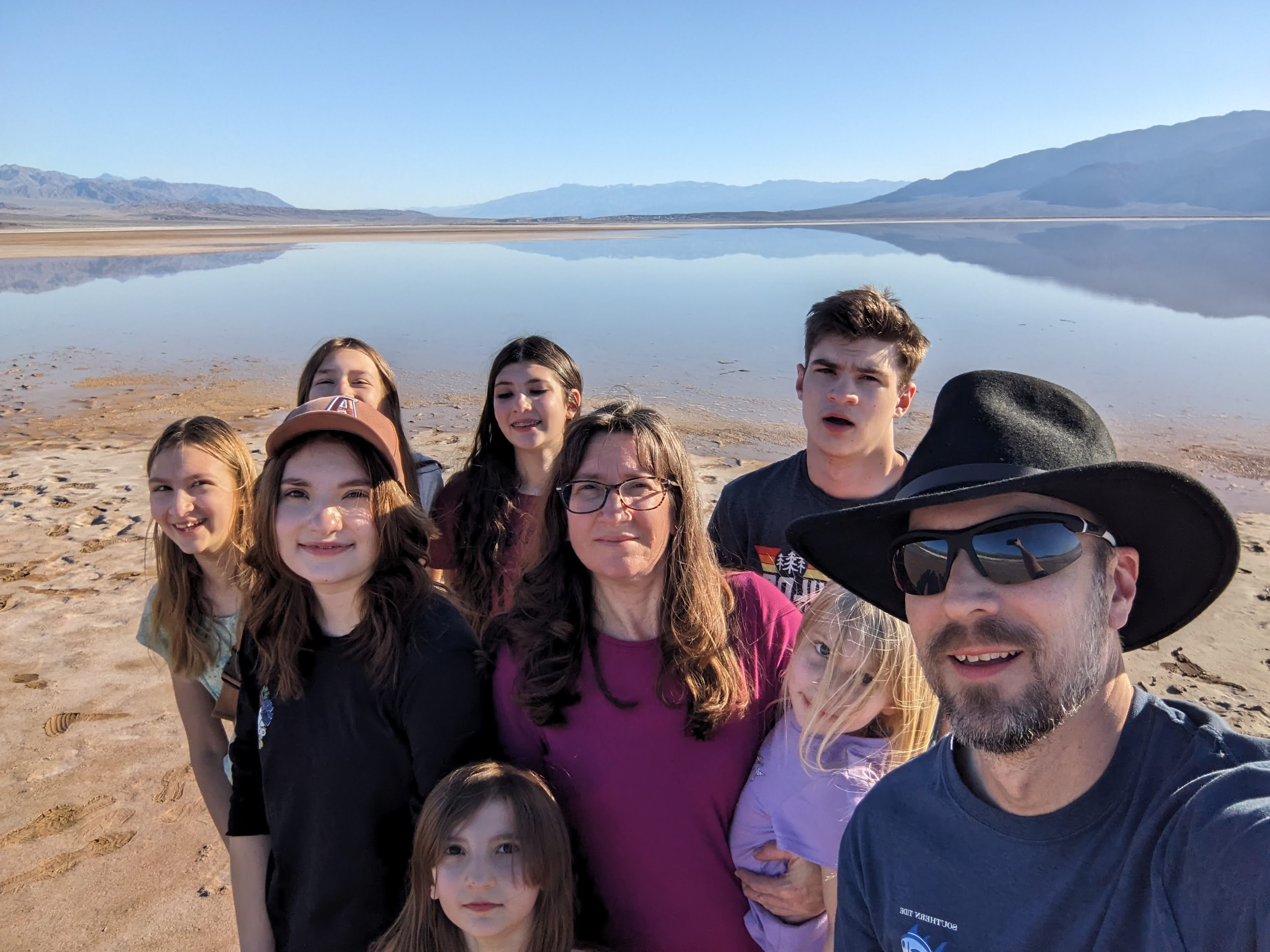 Family in Death Valley National Park