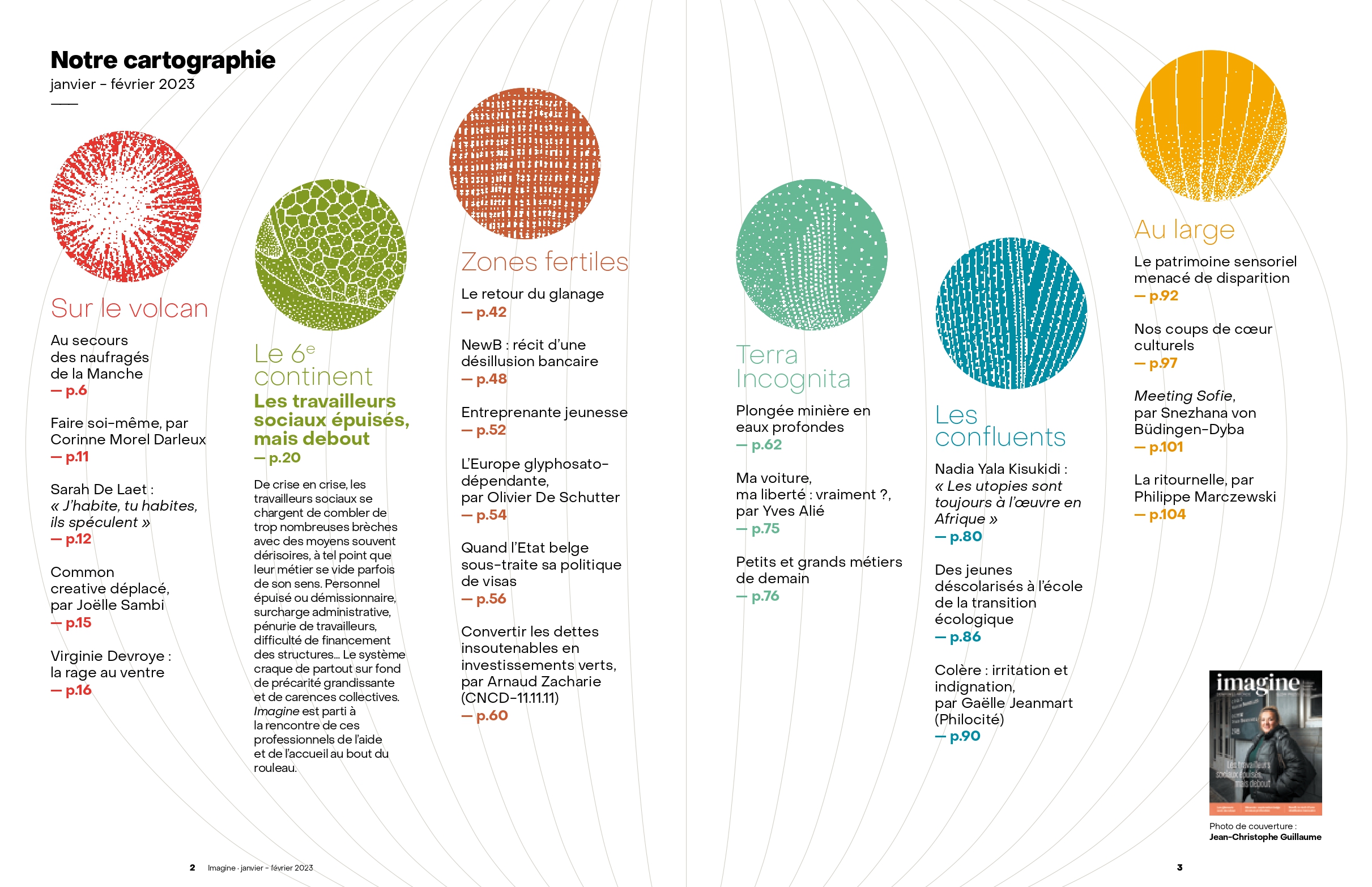 Description des six territoires d'Imagine