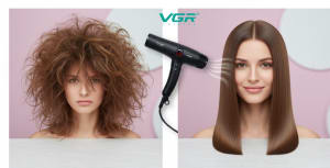 Macht der Haartrockner das Haar kraus?