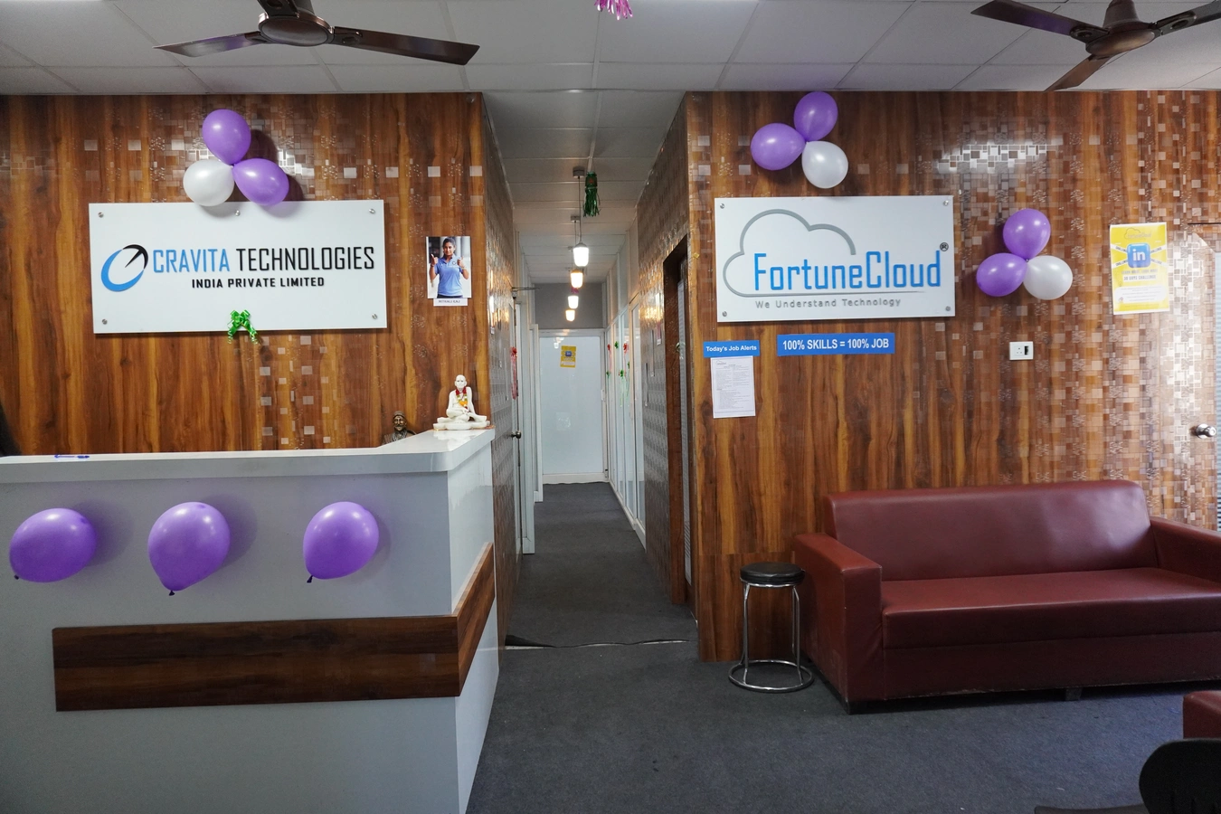 Fortune Cloud Technologies students in hands-on cloud computing training session, Pune