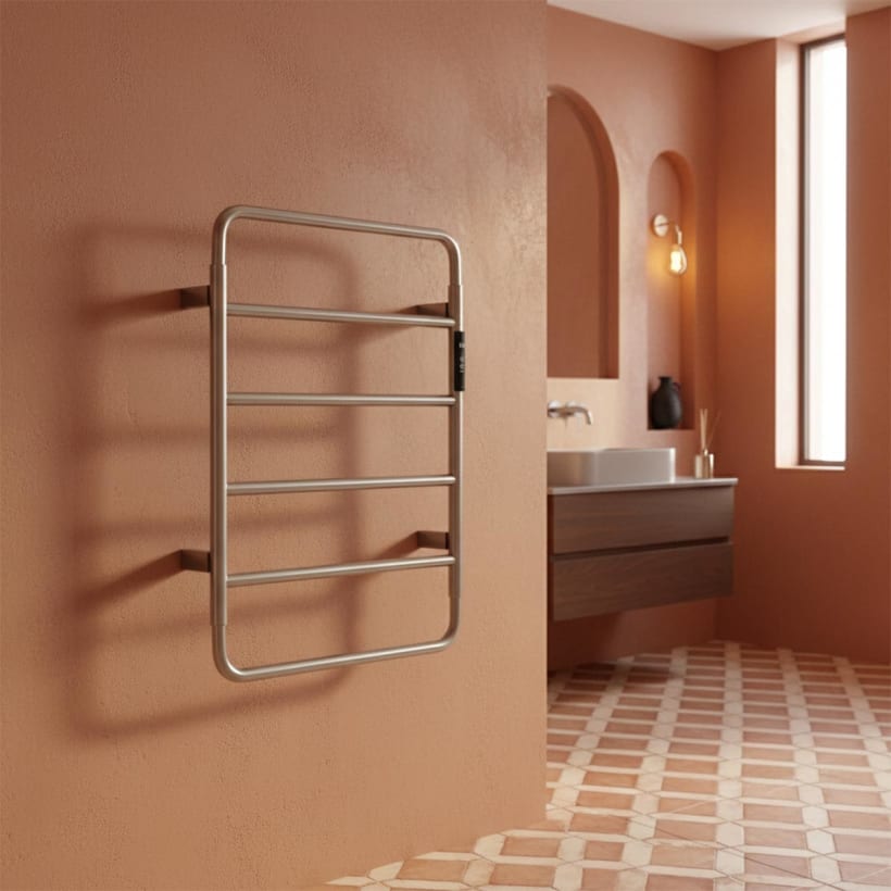 stainless steel towel warmer with timer
