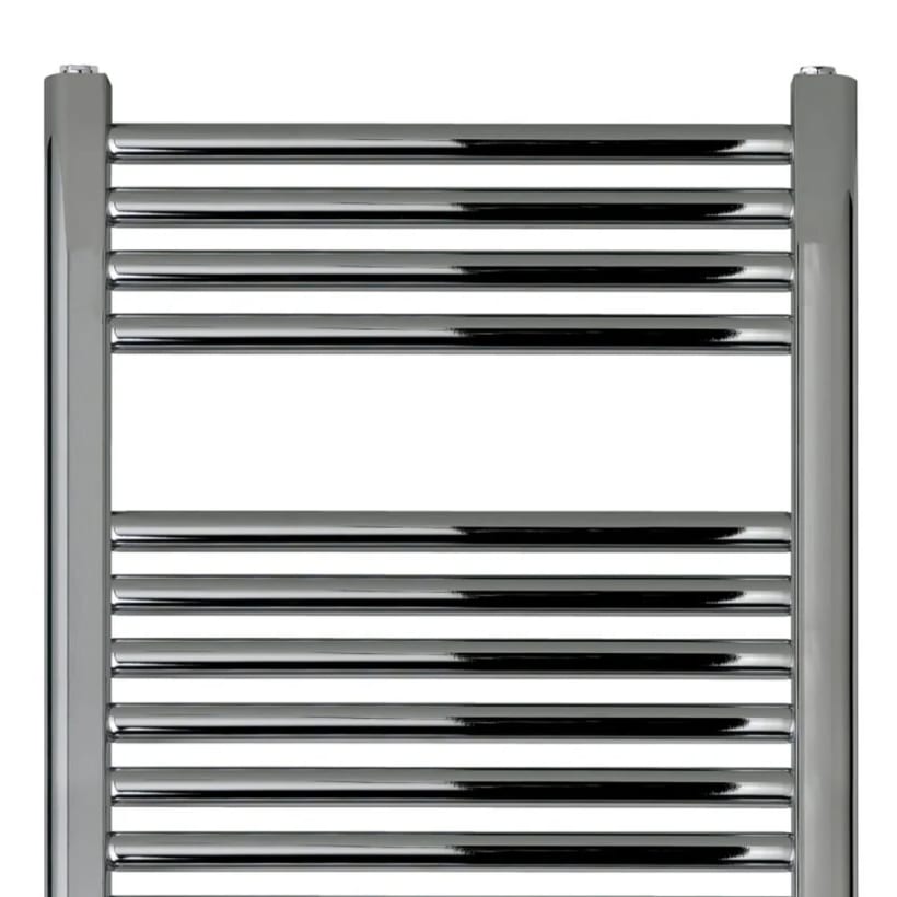Chrome vertical towel radiator