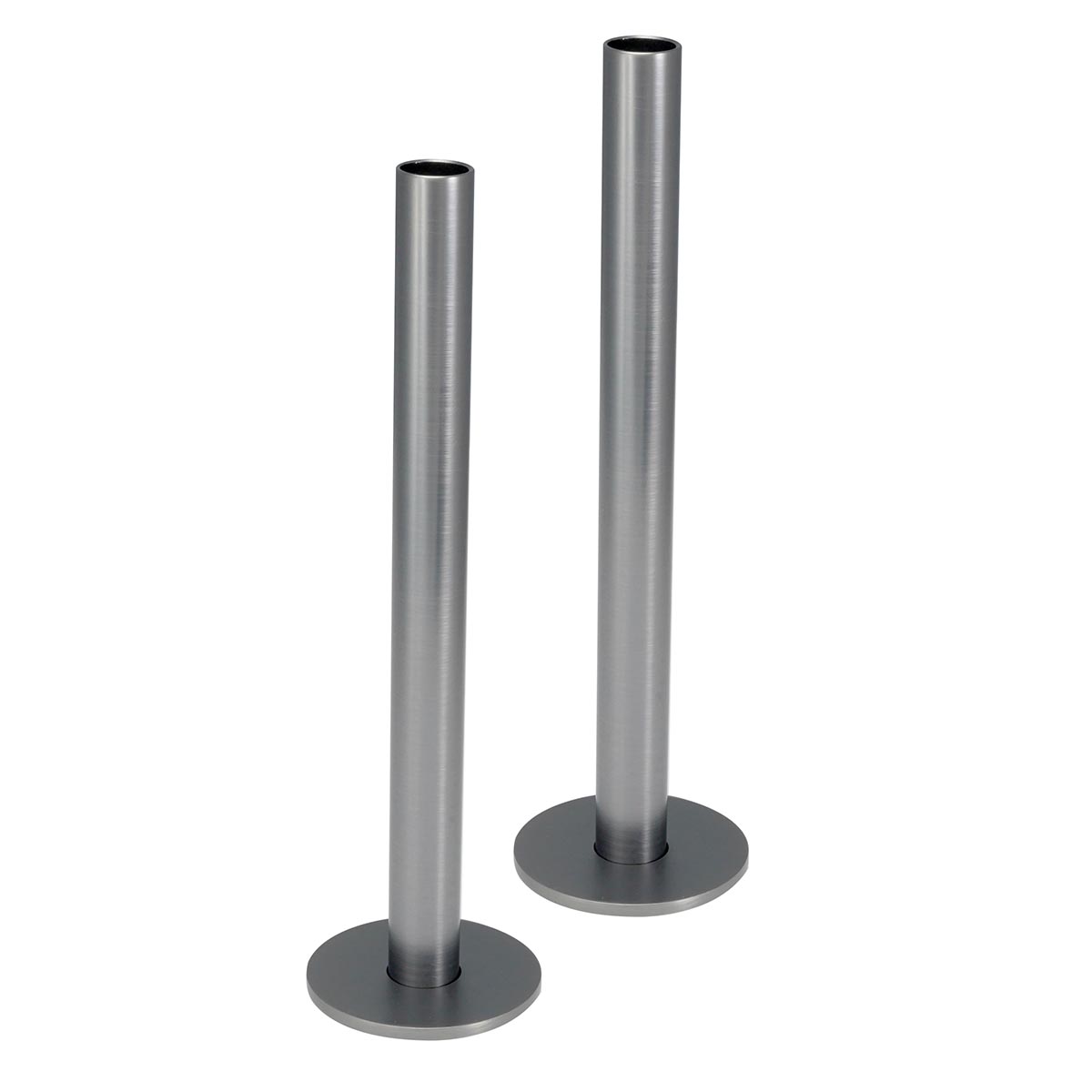 Set of pipe and flanges for radiator valves - stainless steel