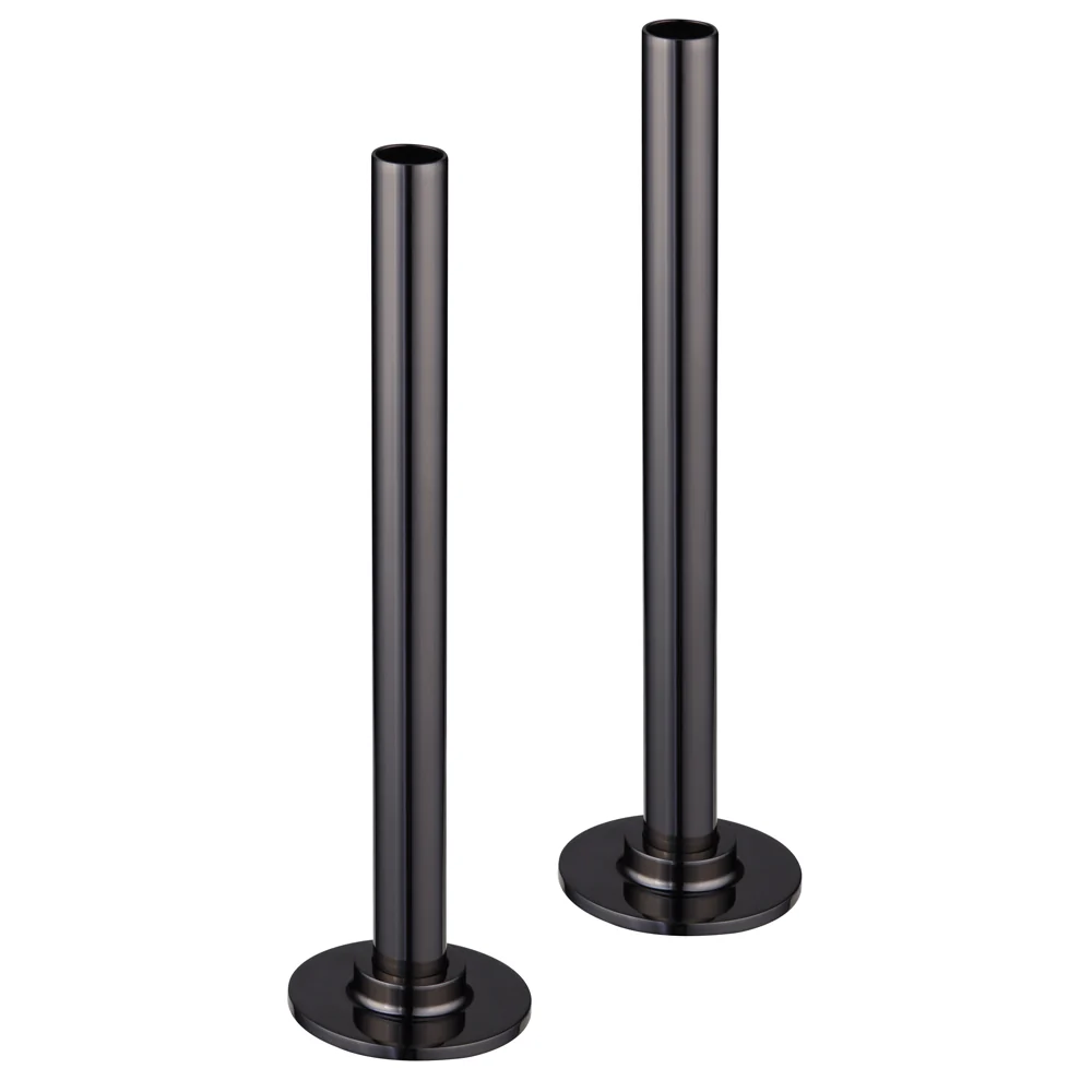 Brushed black pipe and collar set