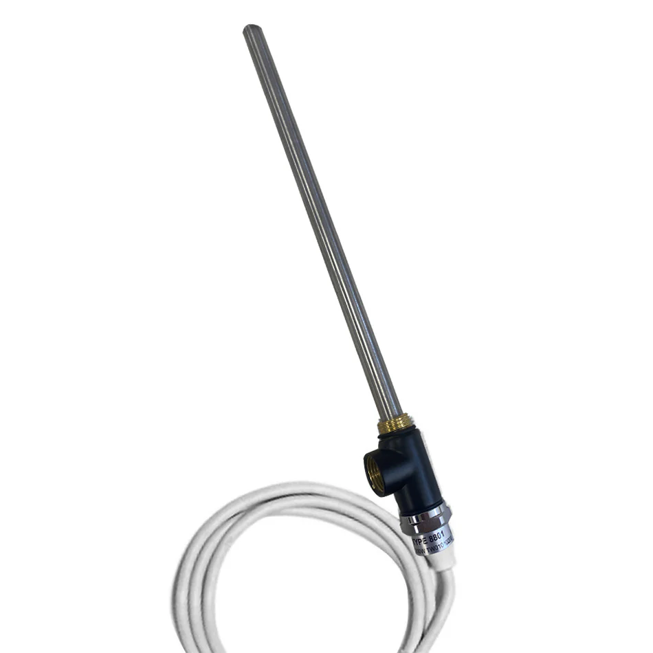 Matt black 200W heating element with T-piece