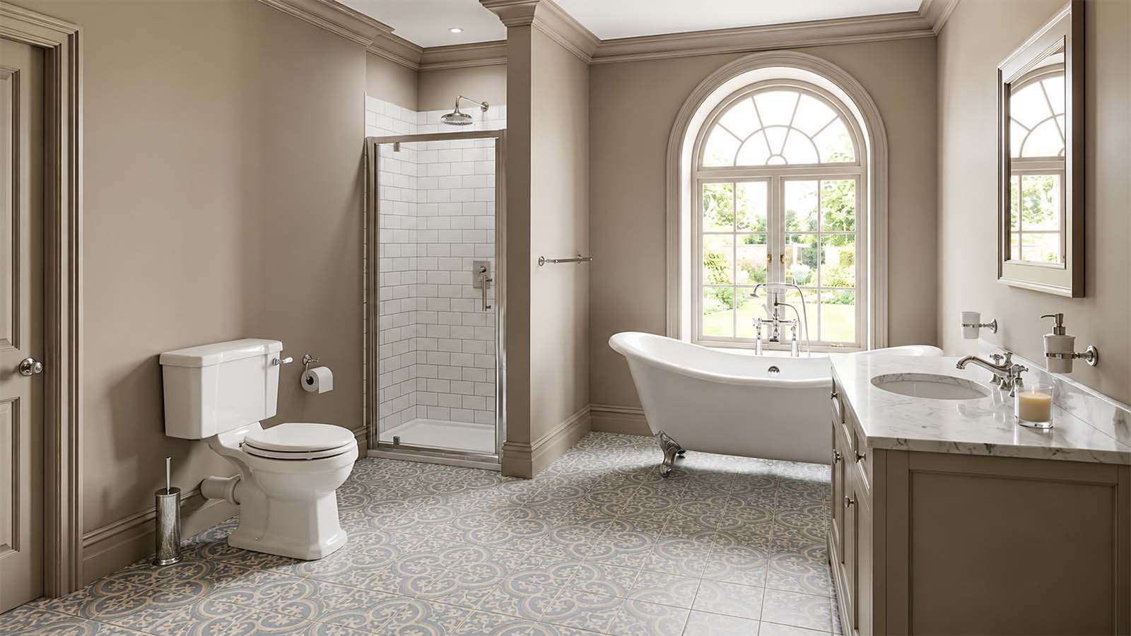 Modern and Traditional Bathrooms at a Glance