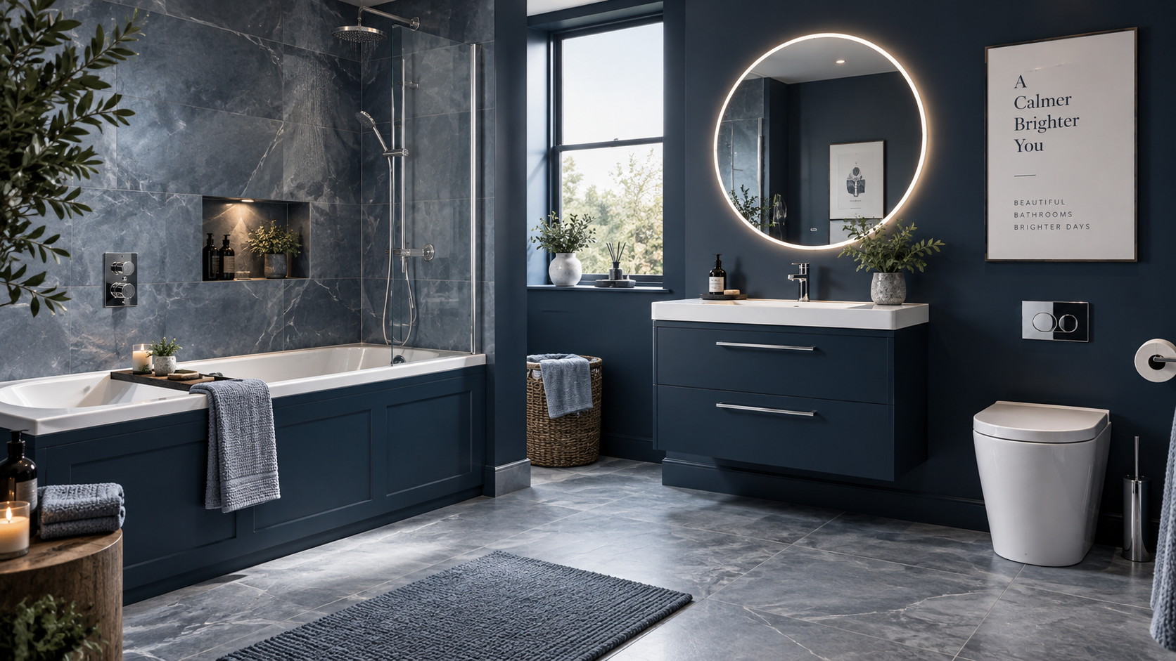 Bright premium kitchen with brass fittings