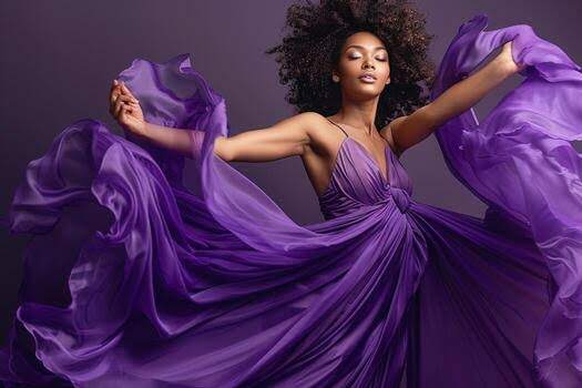 Elegant Purple Flowing Maxi Gown for Women | Sleeveless Pleated Evening Party Dress