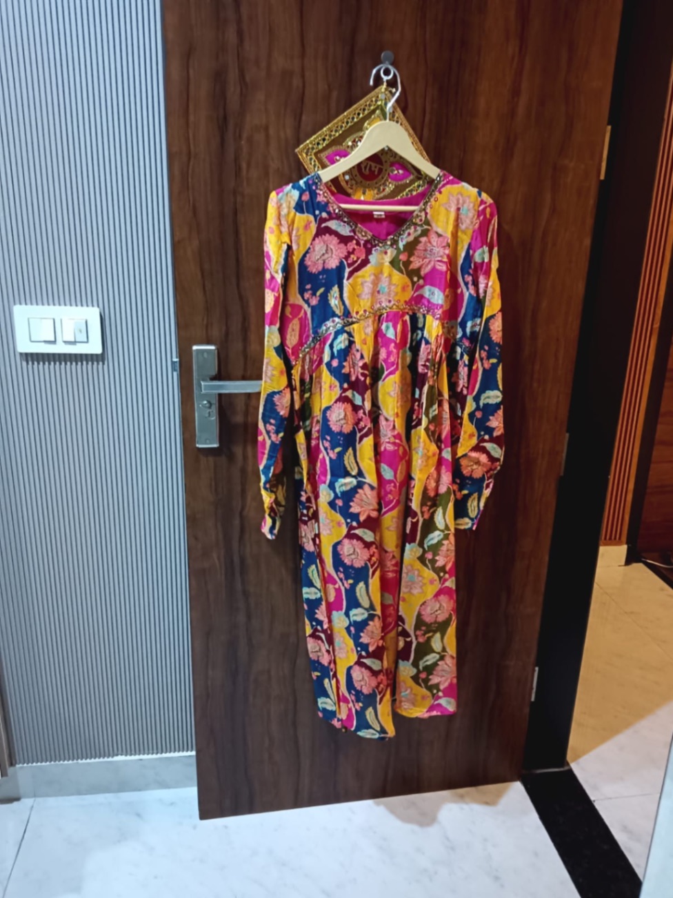 Multi color one piece dress
