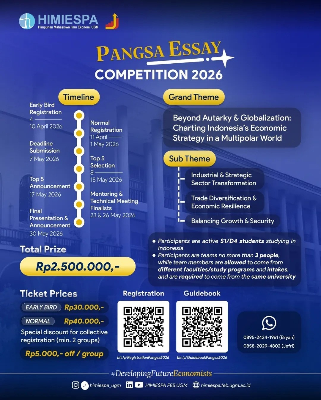PANGSA ESSAY COMPETITION 2026