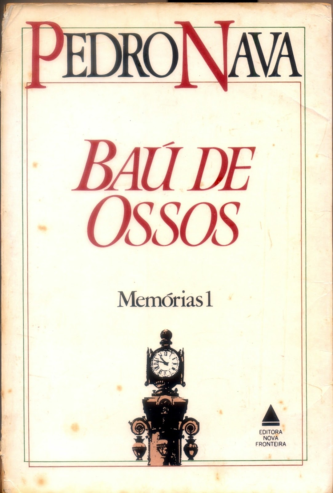 Capa do livro Baú de Ossos
