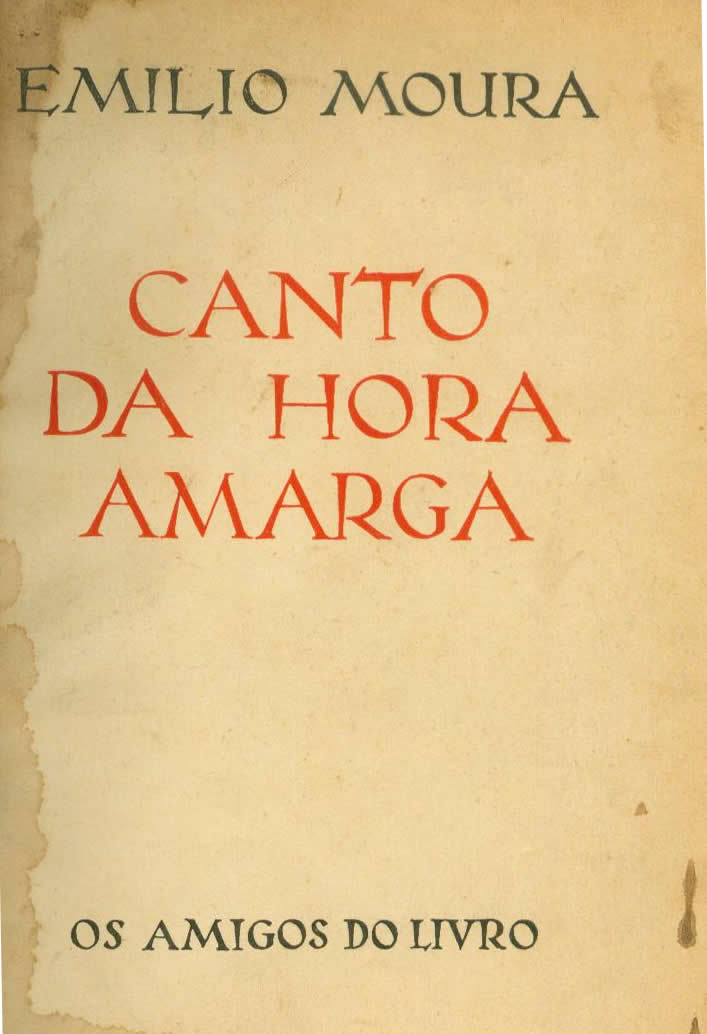 Capa do livro Canto da Hora Amarga