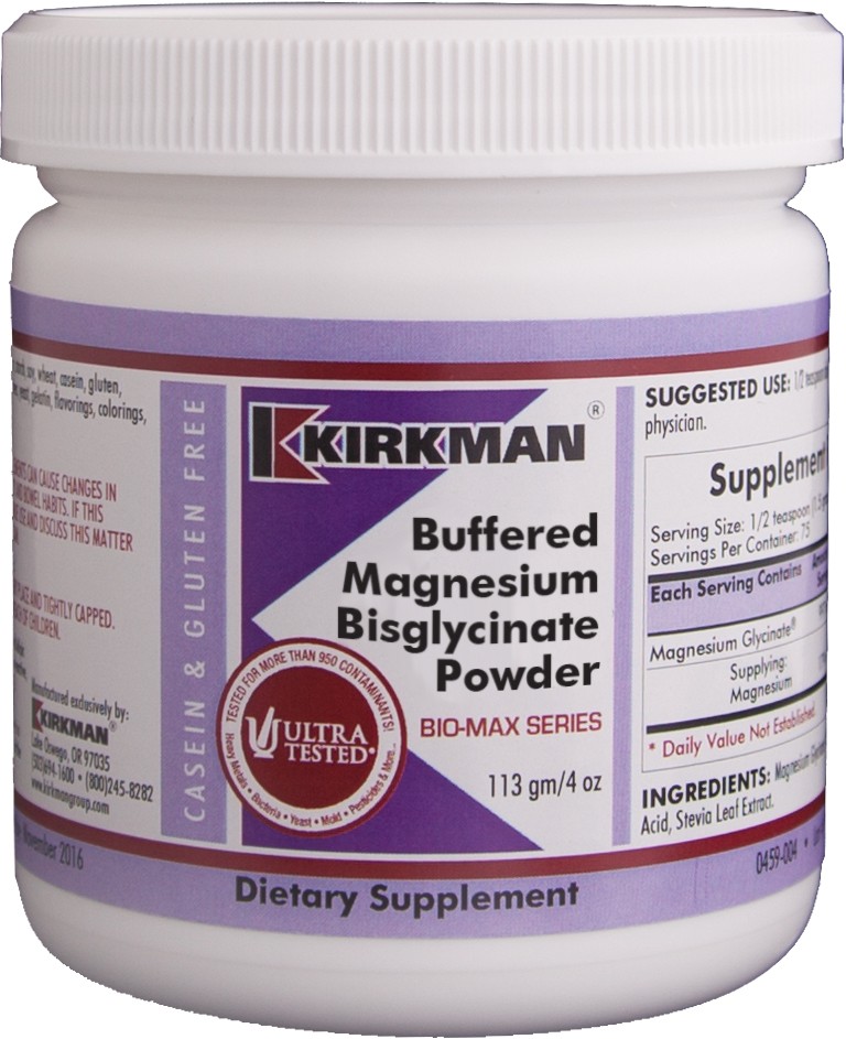 Kirkman.pl Produkty Buffered Magnesium Bisglycinate Powder 113 g
