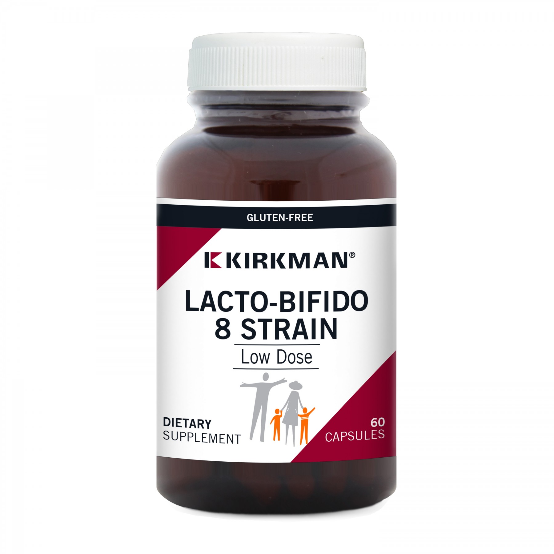Lacto/Bifido 8-Strain Probiotic - Low Dose Children’s Formula (Hypoallergenic) - 60 kaps Image