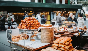 Borough market food stall