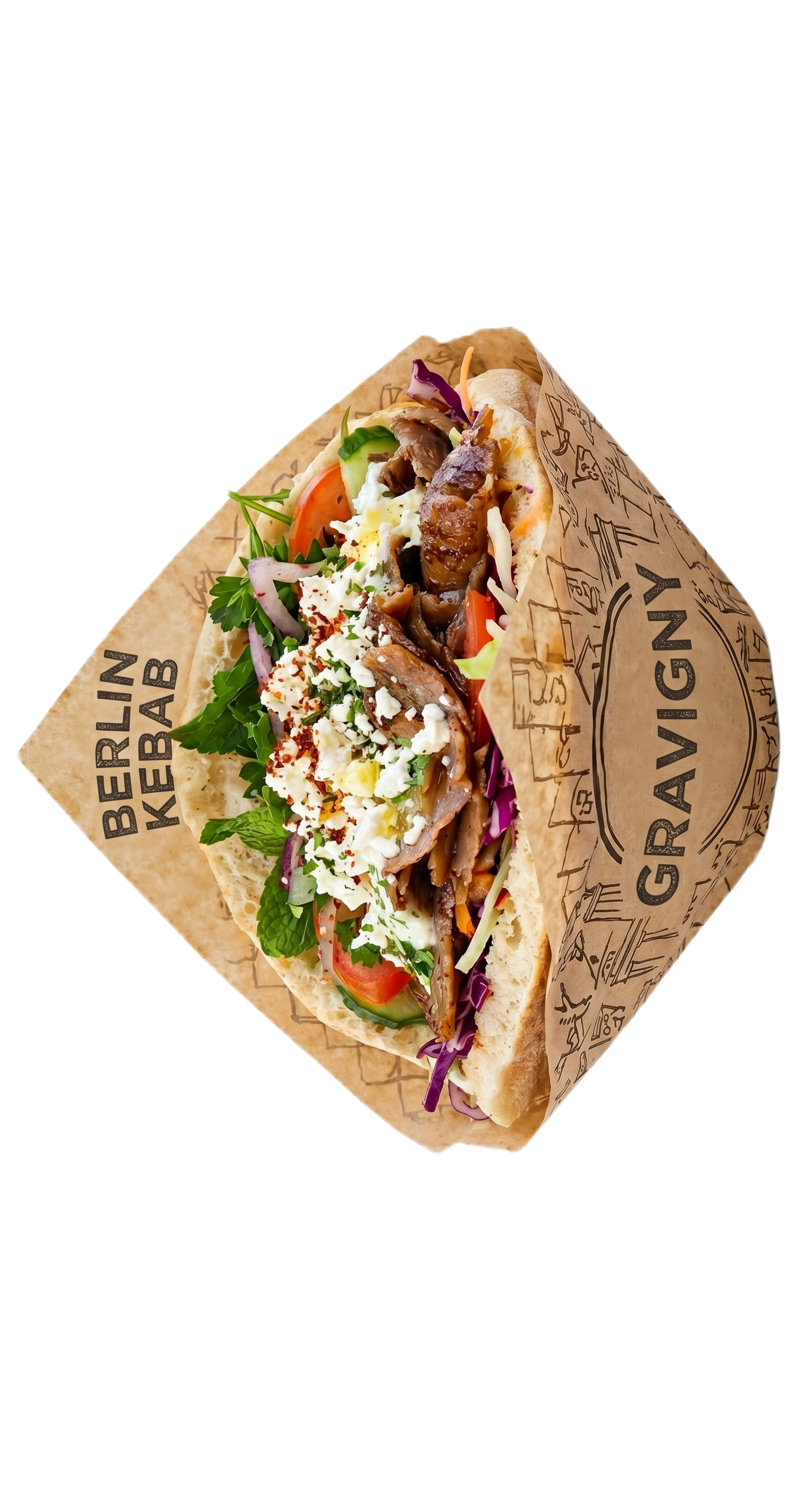 Döner berlinois fraîchement préparé