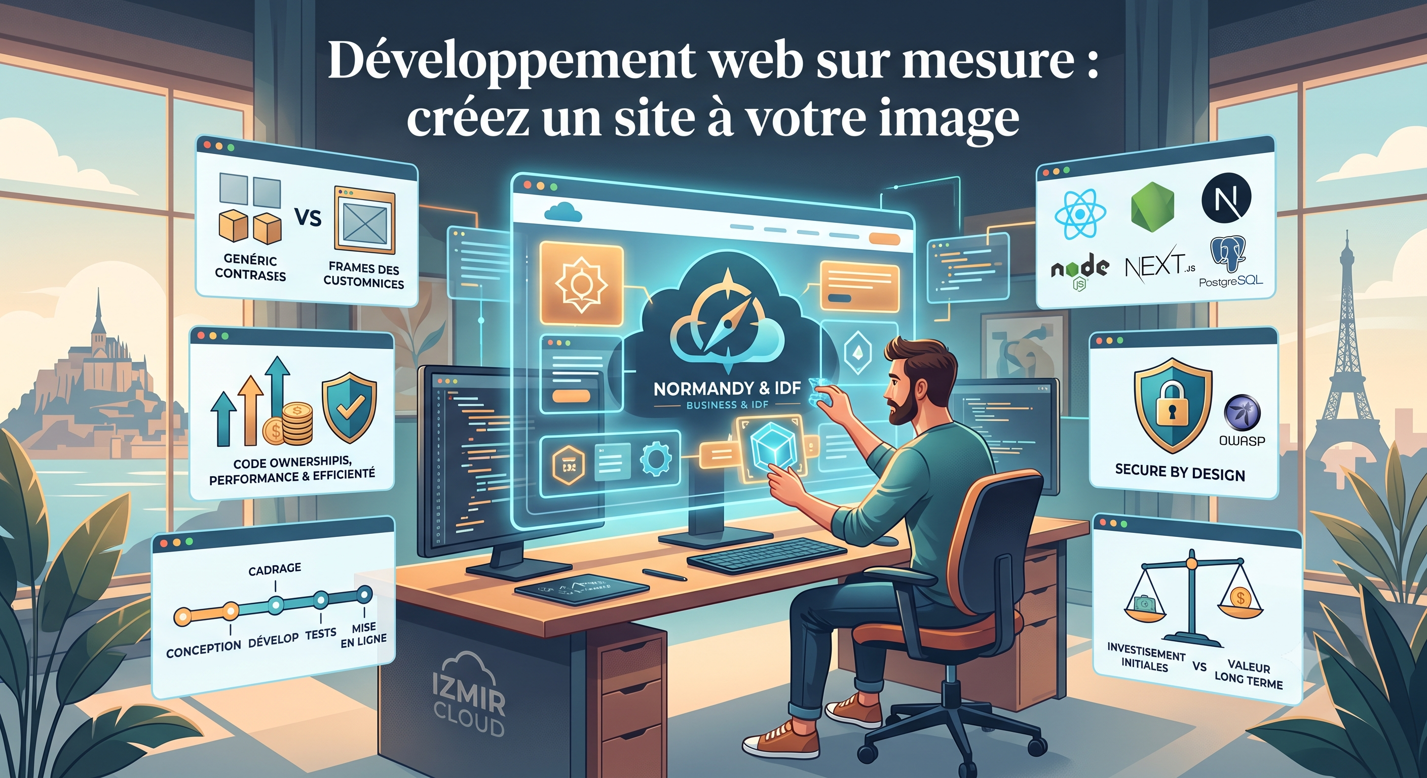 Développement web sur mesure : réussir votre projet (guide 2026)