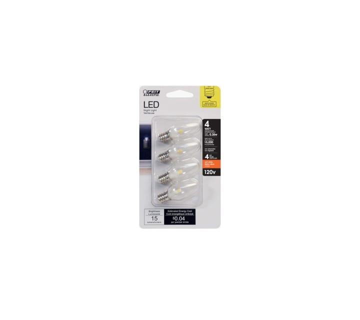 Feit Electric BP4C7/827/LED/4 LED Night Light Bulb