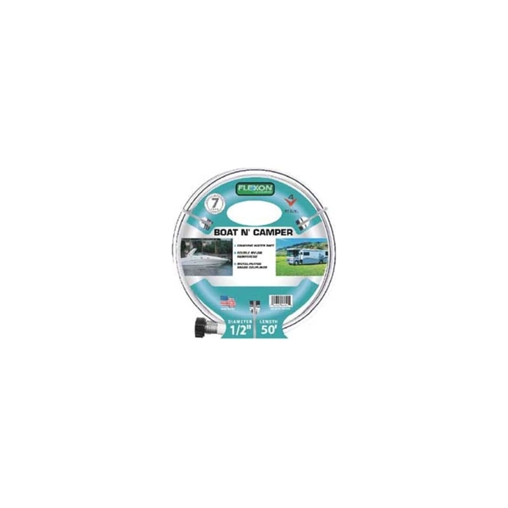 Flexon FAD1225 Garden Hose 1/2 in 25 ft L Vinyl