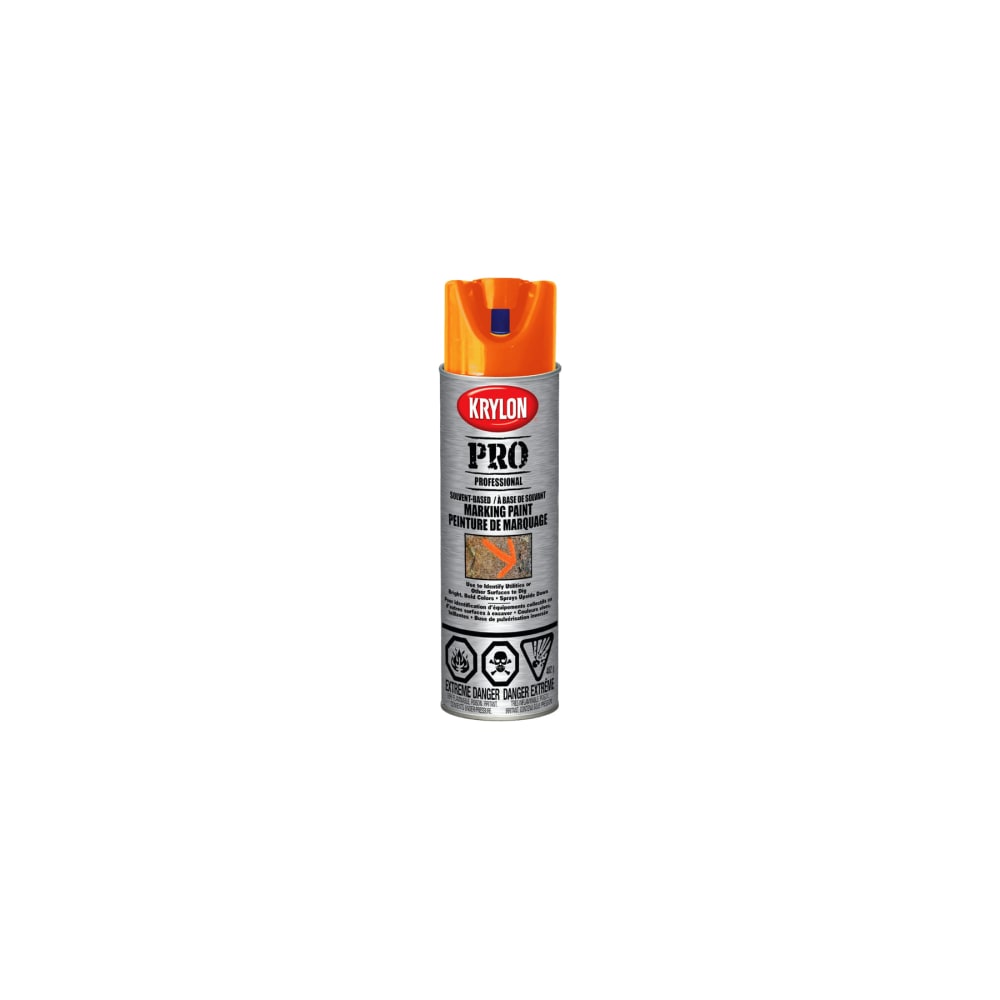 Krylon 458540000 Inverted Marking Spray Paint Flu